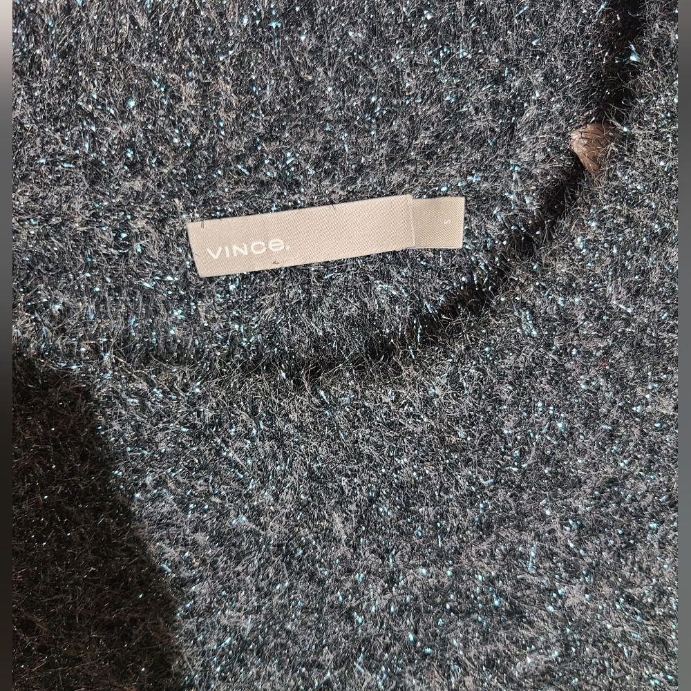 Vince metallic boxy knit sweater - Picture 7 of 12
